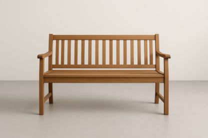 Panca da Giardino in Legno Teak Marrone