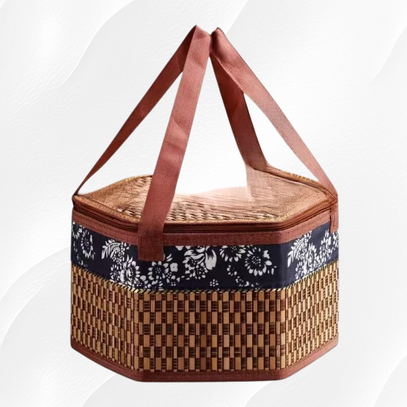 Ręcznie pleciony kosz do przechowywania 