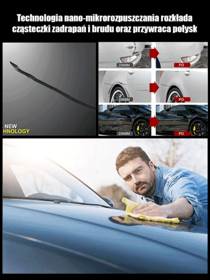 【Nie uszkadza lakieru】Głęboka regeneracja pastą do pielęgnacji zarysowań samochodowych.