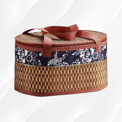 Ręcznie pleciony kosz do przechowywania 