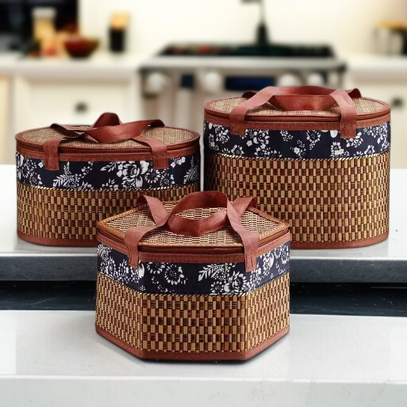 Ręcznie pleciony kosz do przechowywania 