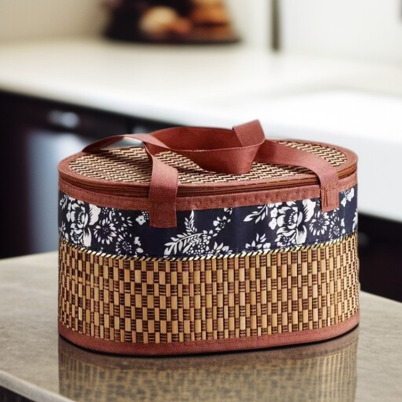 Ręcznie pleciony kosz do przechowywania 