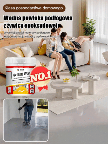 Farba epoksydowa na bazie wody do podłóg – wyjątkowo odporna na zużycie [Dwadzieścia lat później podłoga wciąż wygląda jak nowa!]