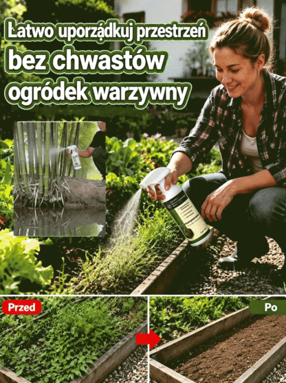 [Kup 1, a 2 dostaniesz gratis] Jedna butelka wystarcza na całkowite wyeliminowanie codziennych chwastów, a nawet dużych drzew.