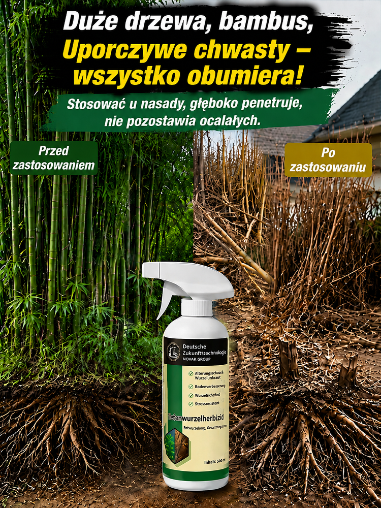 [Kup 1, a 2 dostaniesz gratis] Jedna butelka wystarcza na całkowite wyeliminowanie codziennych chwastów, a nawet dużych drzew.
