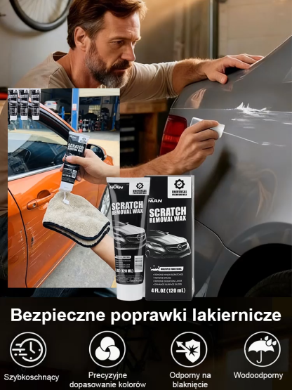【Nie uszkadza lakieru】Głęboka regeneracja pastą do pielęgnacji zarysowań samochodowych.