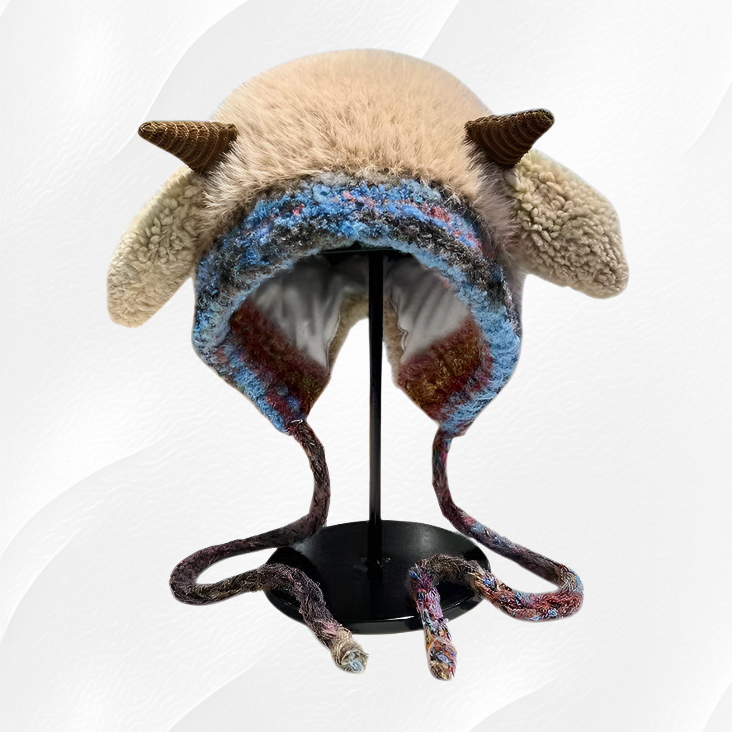  Zimowa ciepła pluszowa czapka 