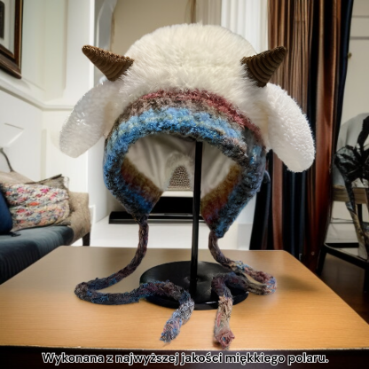  Zimowa ciepła pluszowa czapka 