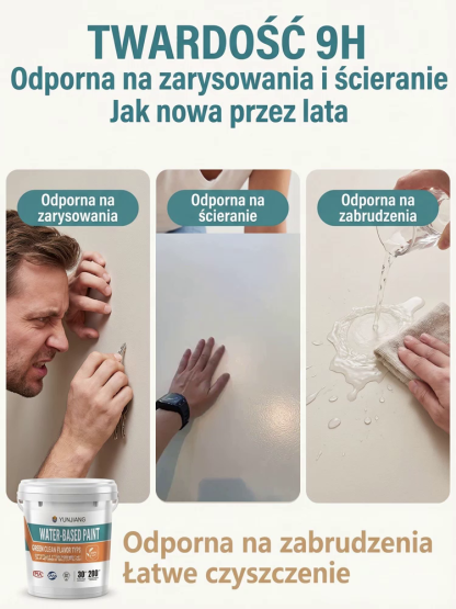 Udoskonalone, ekologiczne powłoki dekoracyjne🟢Nietoksyczny, bezwonny i wolny od formaldehydu; możesz wprowadzić się natychmiast po pomalowaniu