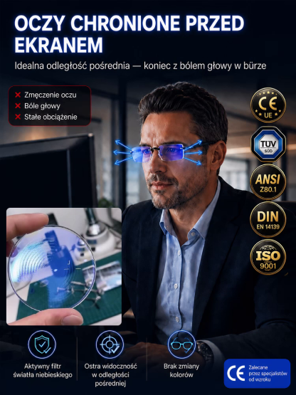 Ultralekkie diamentowe okulary bezoprawkowe do czytania🤍Noszenie urządzenia przez dłuższy czas nie będzie uciskać grzbietu nosa ani nie będzie ciągnęło za uszami, a także nie pozostawi żadnych śladów nacisku