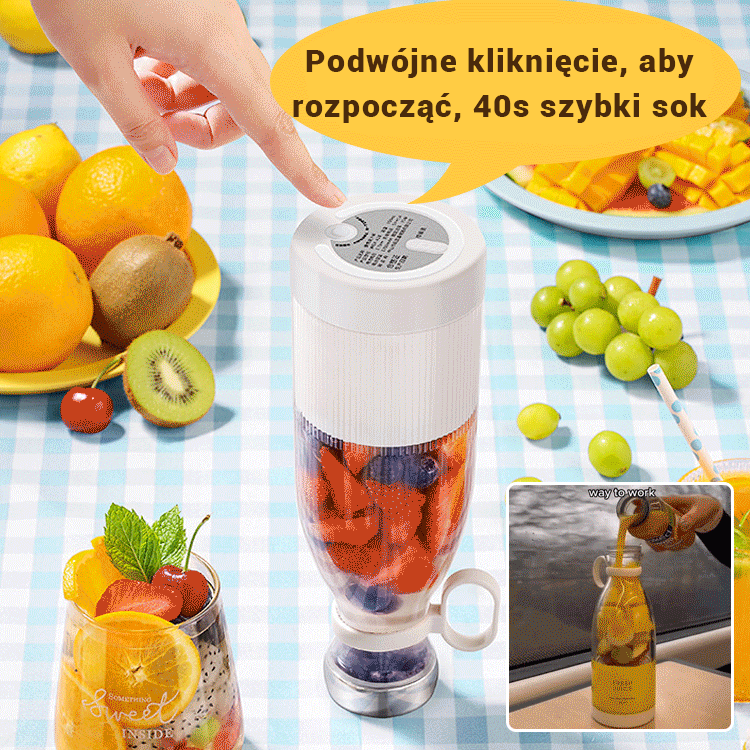 【Edycja limitowana】Przenośna sokowirówka w podróży