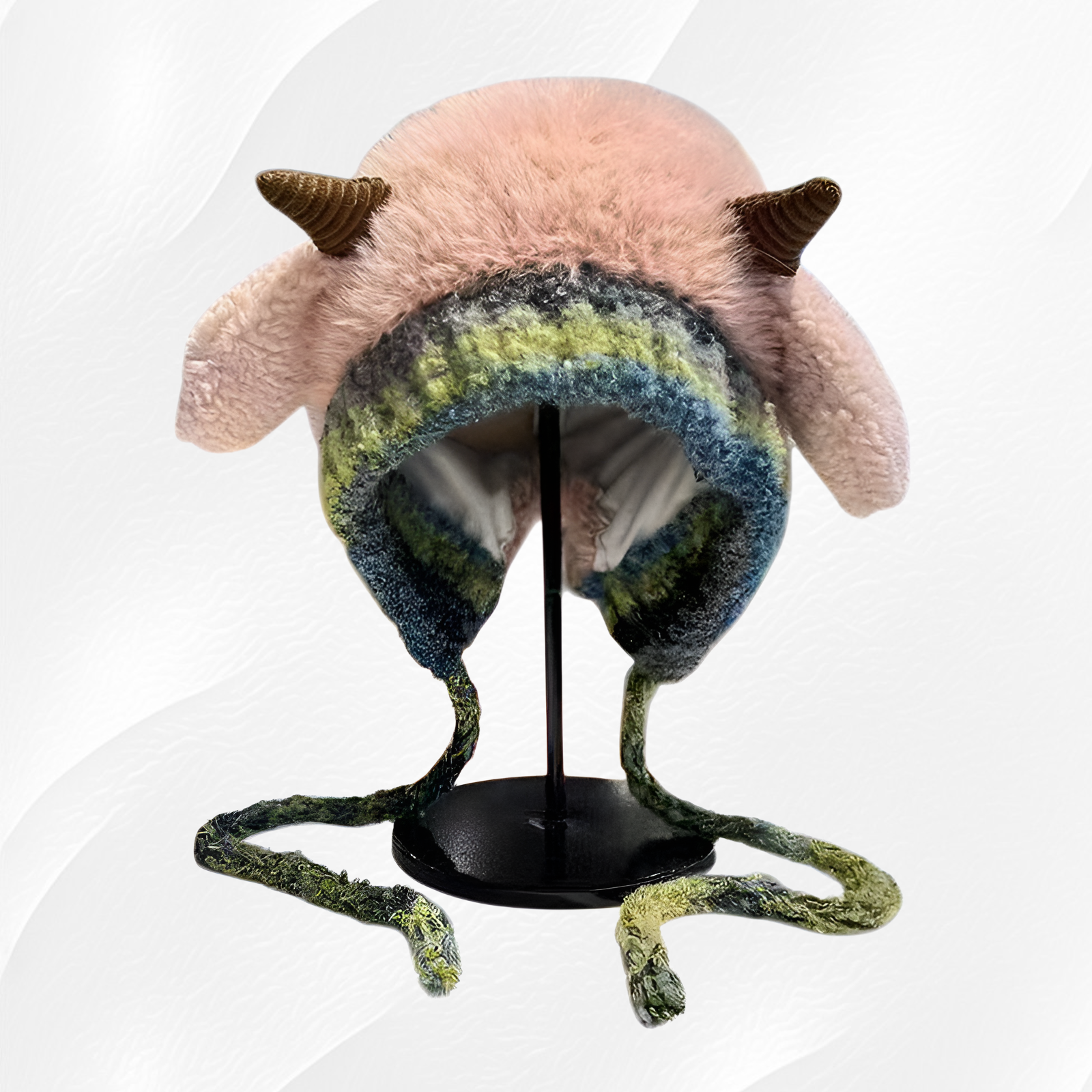  Zimowa ciepła pluszowa czapka 