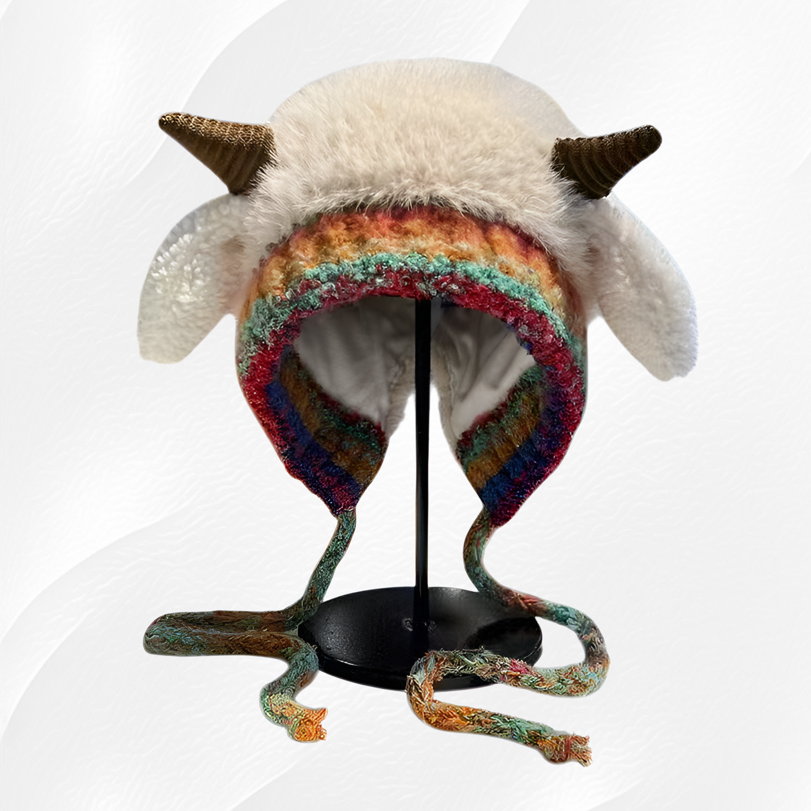  Zimowa ciepła pluszowa czapka 