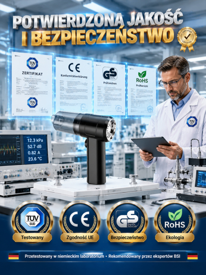🚿 ⚡ Siła ssania 32 000 Pa – niczym potężna wichura – błyskawicznie usuwa wszelkie zabrudzenia!