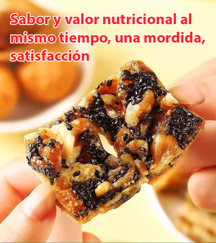 Pastelito de higo, sésamo negro y nueces【Compra 1 y llévate 1 gratis】