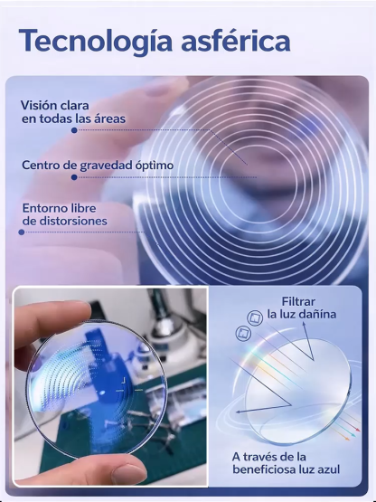 【Colaboración con diseñadores】 Gafas de lectura con zoom inteligente y cambio de color Starry Sky