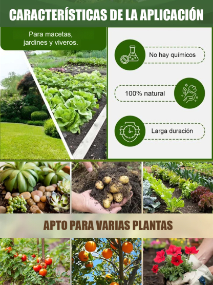 Mejorador de fertilizantes para plantas