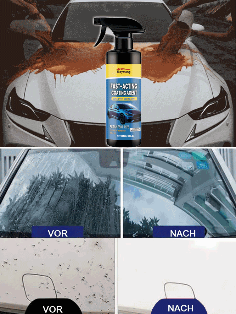 Juego de recubrimiento nano para automóviles RAYHONG【¡En sólo 3 minutos tu coche puede lucir como nuevo!】