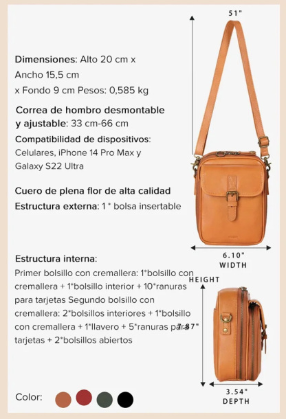 Mini Bandolera Fiesta