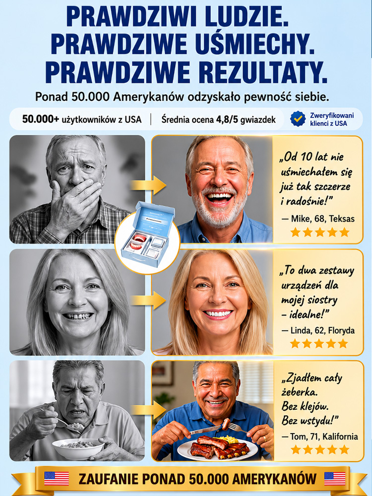 🔥Protezy całkowite 'Wieczny Uśmiech' o silnej adsorpcji