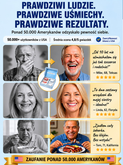 🔥Protezy całkowite 'Wieczny Uśmiech' o silnej adsorpcji