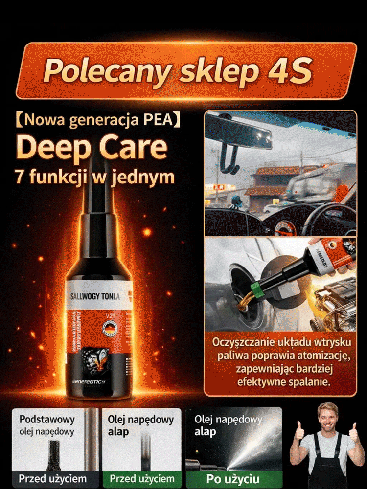 👍Środek czyszczący do konserwacji silnika, który zmniejsza zużycie paliwa o połowę i usuwa nagar