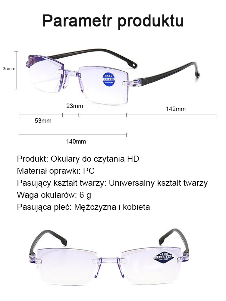 ✨✨JC wysokiej jakości okulary do czytania