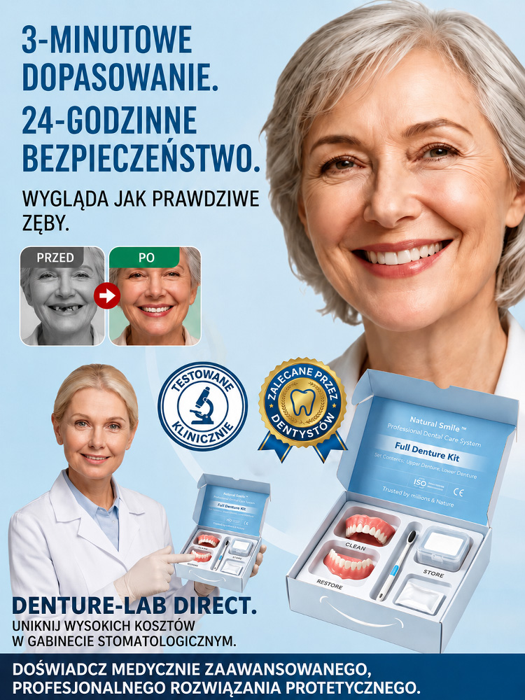 🔥Protezy całkowite 'Wieczny Uśmiech' o silnej adsorpcji