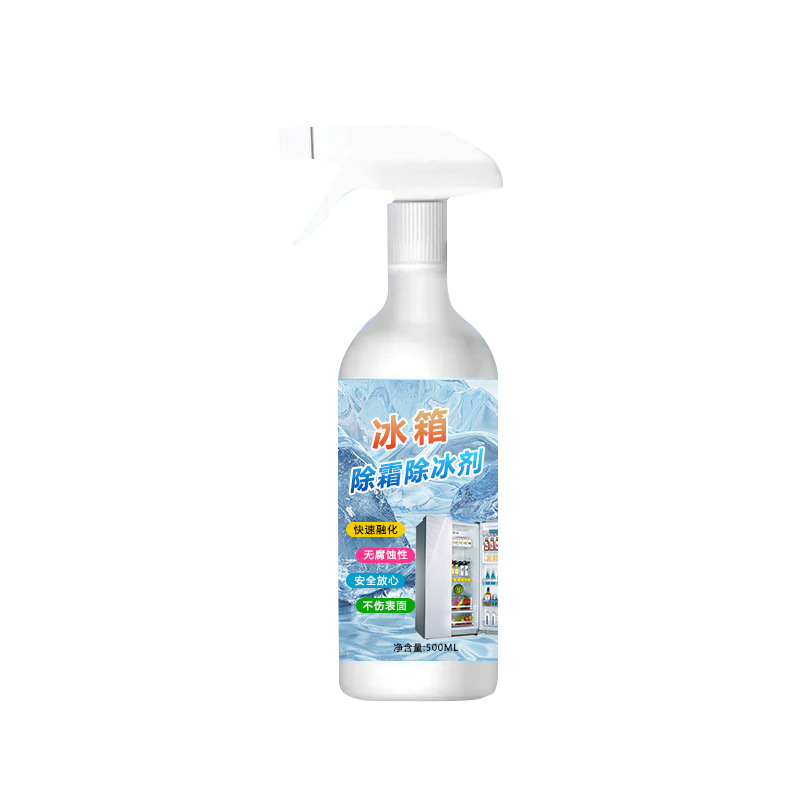 【3-minutowy szybki środek do usuwania szronu i lodu】Spray do rozmrażania lodówki bez wyłączania zasi