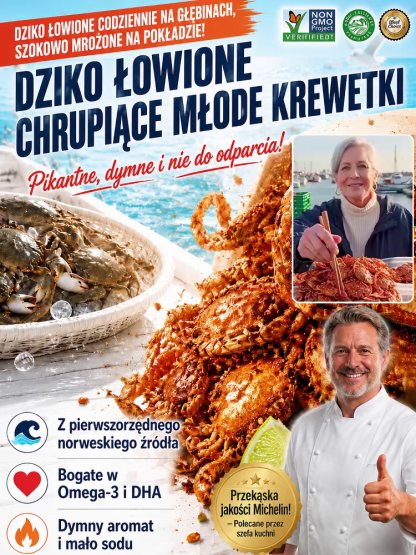 🔥Pikantne, chrupiące mini kraby z głębin – gotowe do jedzenia