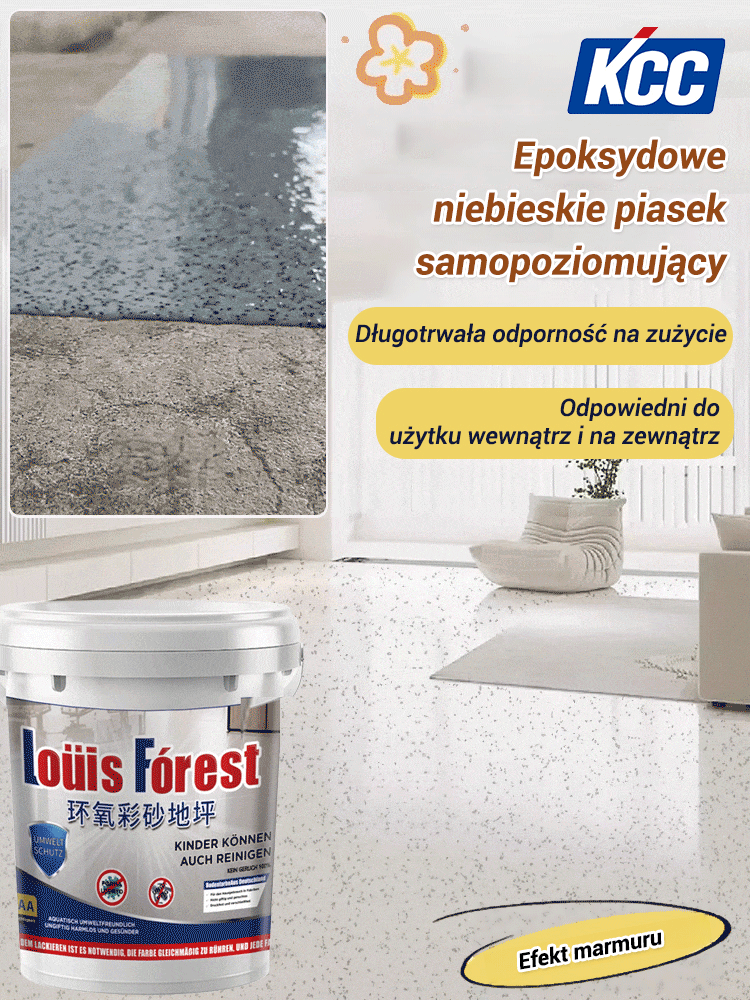 👍👍【Jednorazowe formowanie】 Ulepsz farbę do podłóg z piasku epoksydowego