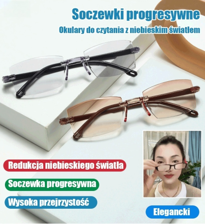 👓Okulary do czytania chroniące przed niebieskim światłem