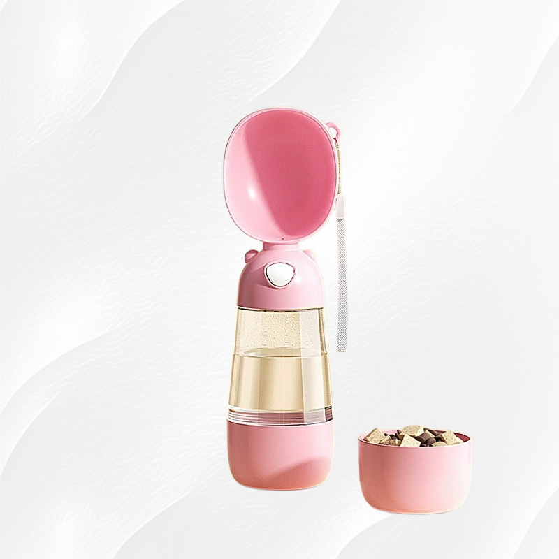 Przenośna butelka na wodę dla zwierząt domowych