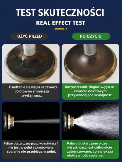 👍Środek czyszczący do konserwacji silnika, który zmniejsza zużycie paliwa o połowę i usuwa nagar