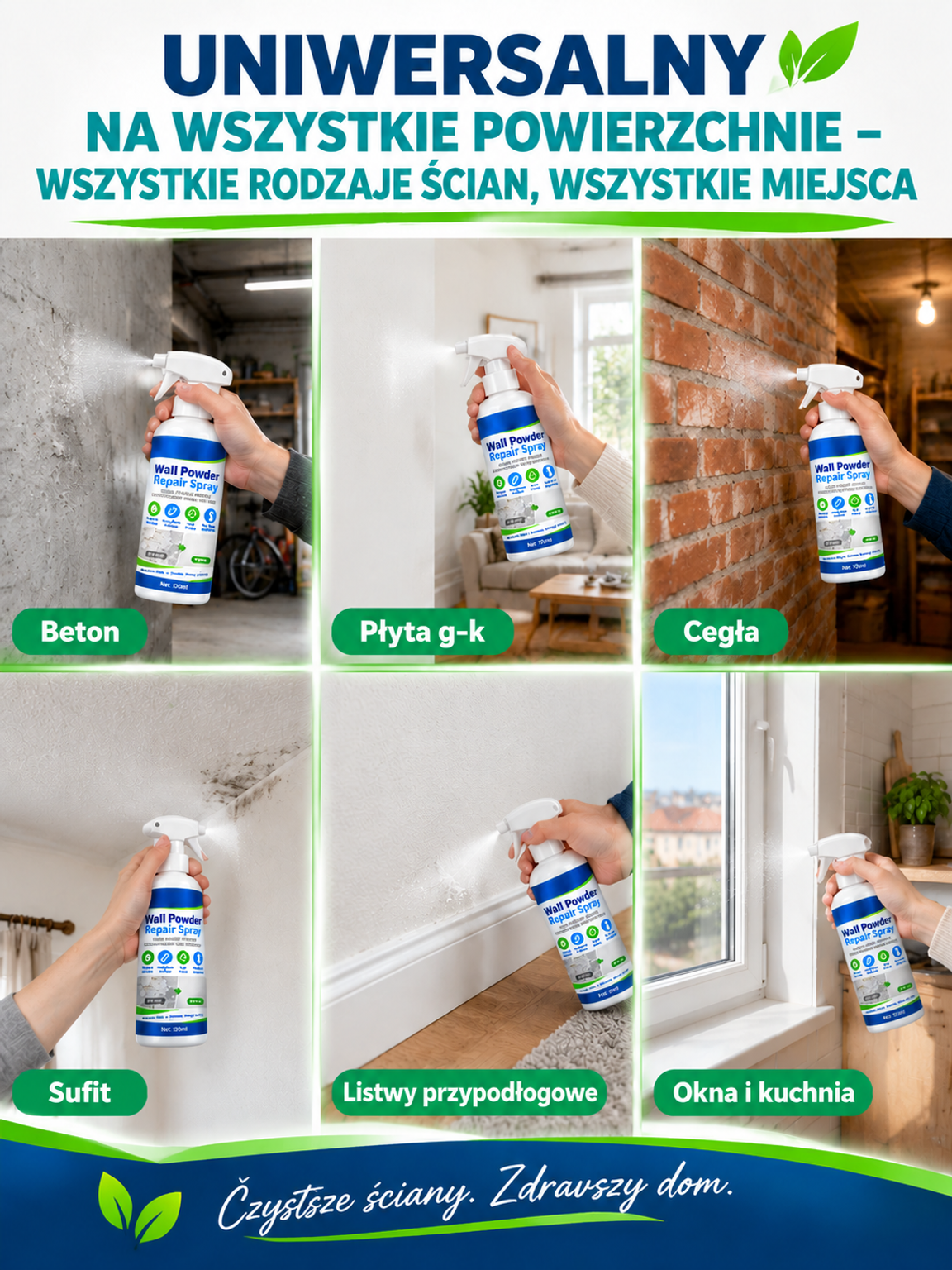 🔥🔥【Zaoszczędź dziesiątki tysięcy na kosztach pracy】Płyn do naprawy ścian