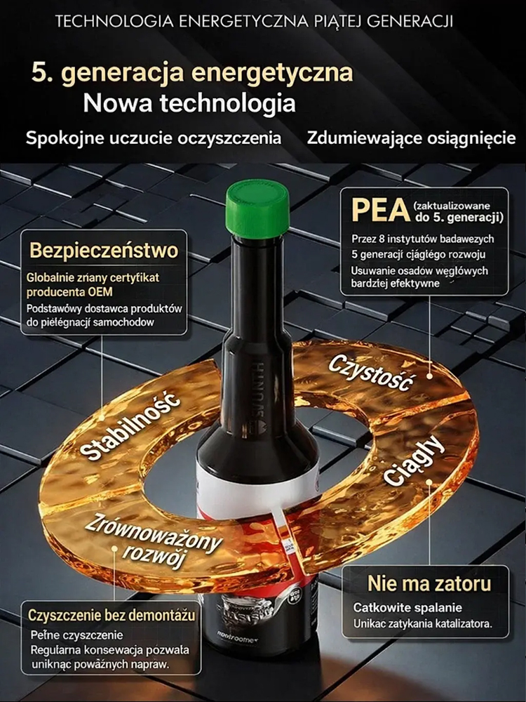 👍Środek czyszczący do konserwacji silnika, który zmniejsza zużycie paliwa o połowę i usuwa nagar