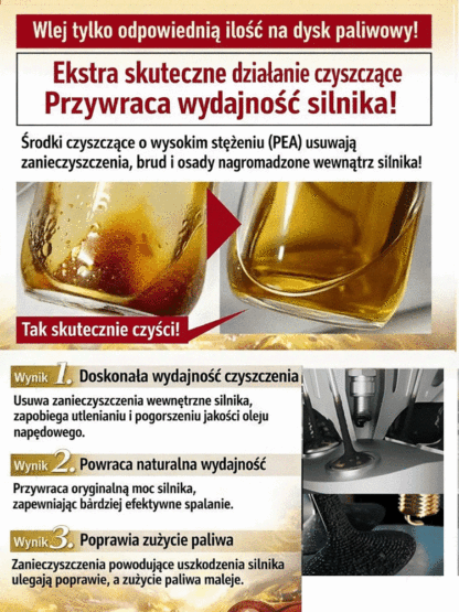👍Środek czyszczący do konserwacji silnika, który zmniejsza zużycie paliwa o połowę i usuwa nagar
