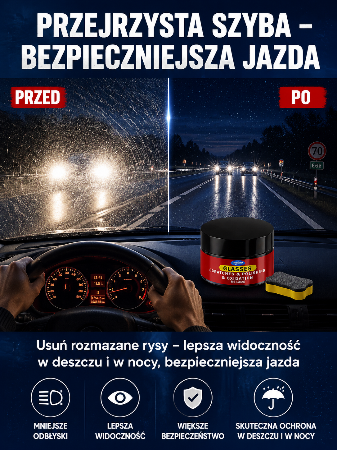 Zestaw wosków do naprawy zarysowań o podwójnym działaniu