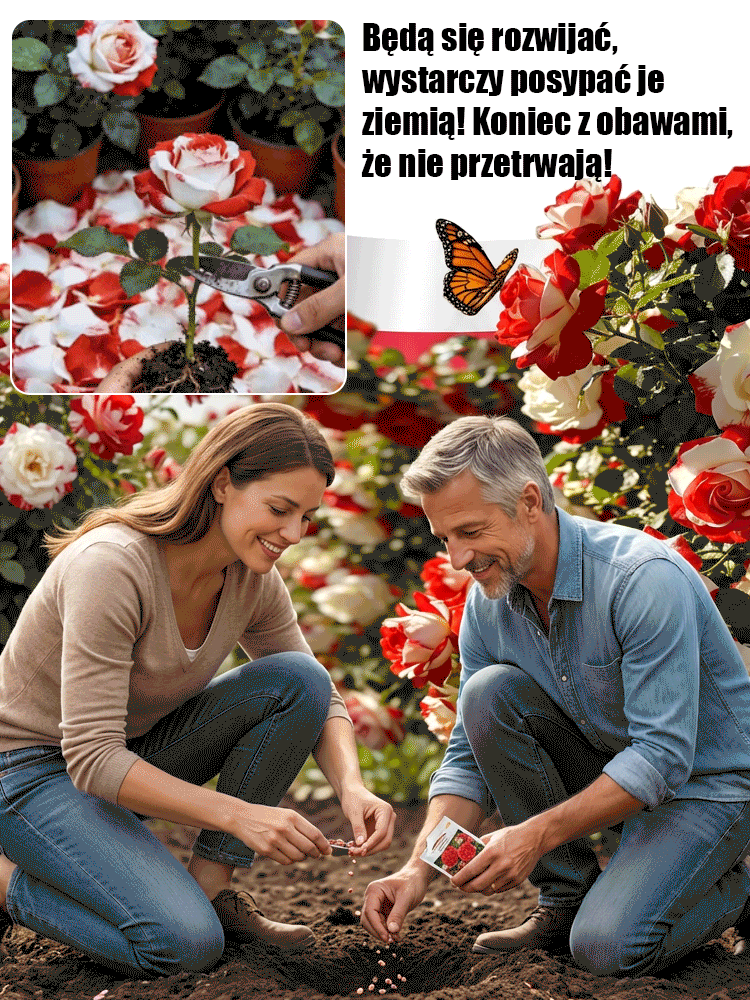 🌹🌹Kolorowe nasiona róży