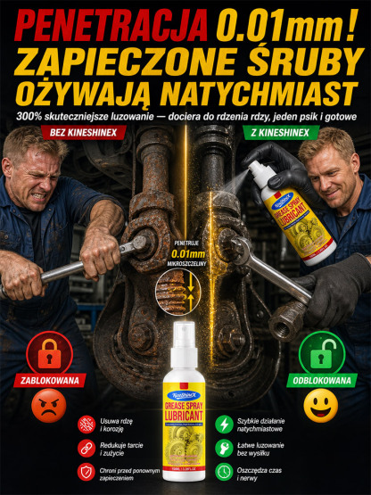 🔥🔥Wysokowydajny spray smarujący antykorozyjny