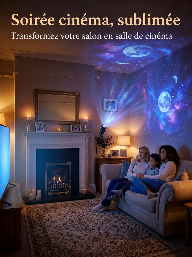 Une pièce ordinaire se transforme en un monde sous-marin magique en une seconde, spectacle à couper le souffle.