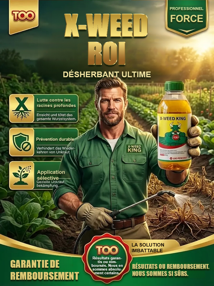 Développé par l’Agence fédérale de l’environnement et l’Institut de biologie rhénane | Herbicide ultra-concentré | 5 ans sans mauvaises herbes  | Certifié par l'EFSA