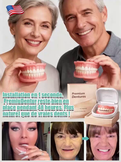 🦷【Prothèses dentaires révolutionnaires】Retrouvez un sourire parfait en 3 secondes, sans quitter votre domicile ! 🛡️Dure jusqu'à 50 ans, 1 achetée = 1 offerte