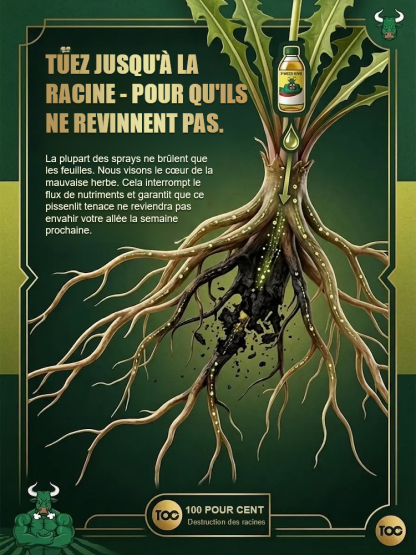 Développé par l’Agence fédérale de l’environnement et l’Institut de biologie rhénane | Herbicide ultra-concentré | 5 ans sans mauvaises herbes  | Certifié par l'EFSA