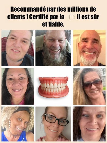 🦷【Prothèses dentaires révolutionnaires】Retrouvez un sourire parfait en 3 secondes, sans quitter votre domicile ! 🛡️Dure jusqu'à 50 ans, 1 achetée = 1 offerte