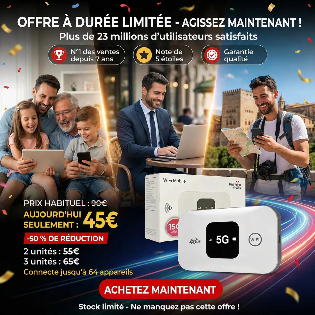 [Technologie Starlink] 0€ d'abonnement, couverture 5G mondiale, débit de 500 Mbps !