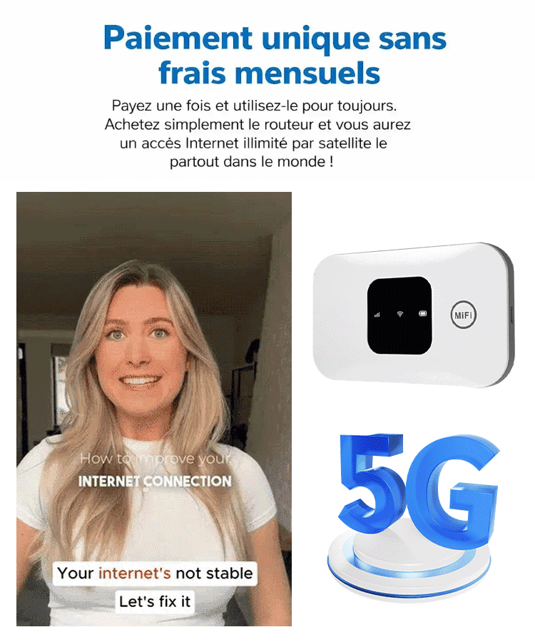 [Technologie Starlink] 0€ d'abonnement, couverture 5G mondiale, débit de 500 Mbps !