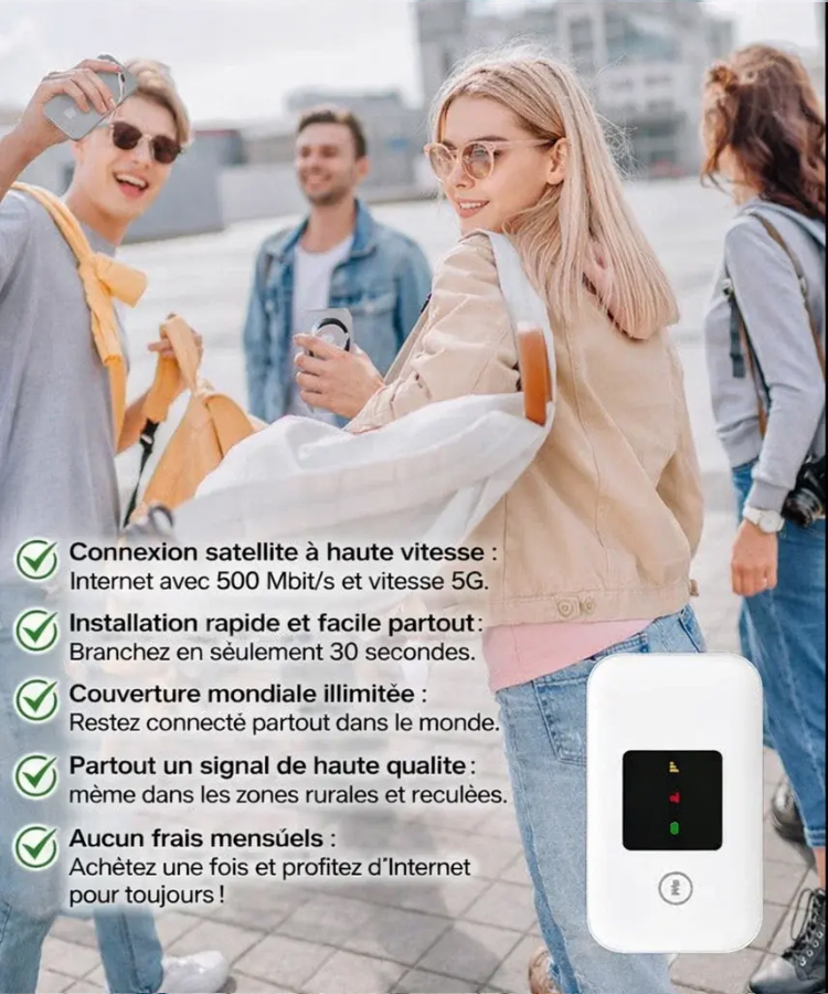 [Technologie Starlink] 0€ d'abonnement, couverture 5G mondiale, débit de 500 Mbps !
