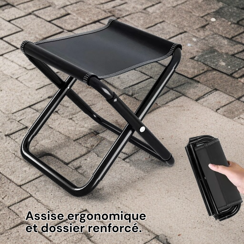 Fauteuil pliant portable d’extérieur 