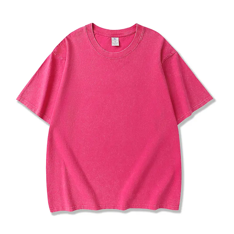 Oversized Heavyweight T-Shirt — Acid-Washed Vintage Style